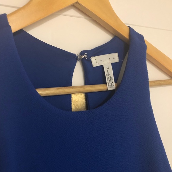 Leith Stretch Crepe Mini Dress - Picture 5 of 8